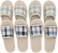 4 Pairs of Open Toe Breathable Slippers, Washable Disposable Home Slippers for Family Spa Guests Hotels,Thick, Soft, Non-Slip,Fits Most Men and Women
