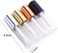 10 Pcs Silver 1.2ML Mini Reusable Empty Lip Gloss Tubes, Clear Round Lipgloss Tubes Container With Cap Cosmetic Sample Container, Lip Gloss, Lip Glosses