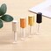 10 Pcs Silver 1.2ML Mini Reusable Empty Lip Gloss Tubes, Clear Round Lipgloss Tubes Container With Cap Cosmetic Sample Container, Lip Gloss, Lip Glosses