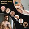 HWTONG Body Hair Trimmer for Men, Portable Mini Shaver, Pubic/Groin Hair Trimmer with LCD Display 4 Guide Combs, 2 Cleaning Brush, LED Light, Ideal Grooming Kit Gift for Men