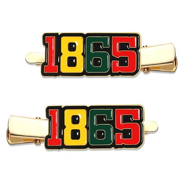 Juneteenth Hair Clip for Women African Map Hair Clips Black History Month Hair Barrettes Black Women Queen Fist Hair Accessories Juneteenth Parade Party Gifts (Pattern I)