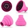 Hair Diffuser Attachment for Hair Dryer Travel Collapsible Portable Diffuser for Curly Hair Women .Airflow Attachment for Salon or Home Use with Nozzle 1.65-1.9In (Rose Red) Non-universal