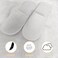 Disposable Slippers, Non Slip Spa Slippers Velvet Closed Toe Slipper for Guest, Hotel, Bathroom, Home, Travel, Fit Up to US Men Size 10 Women Size 11 (10 Pair)