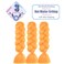 orange Braiding Hair 3 Packs 24 Inch Synthetic Braid Hair Extensions Jumbo Ombre Braiding Hair Box Braids Twist Crochet Braids(24"3Pack,orange)