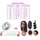 Invisible Hair Nets for Long Hair, 100 Pcs 36 inch Black Elastic Mesh Women Hairnets Wig Cap for Wigs Hair Bun Sleeping Food Service (36 inches)
