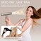 High Speed Hair Dryer, 200M Negative Ions, 110K RPM Brushless Motor, 1500W for Quick Drying, 4 Temps&amp;3 Speeds, Low Noise-Perfect for Home/Travel