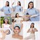 Headbands for Women - Spa Headband and Wristband Set - Headband for Washing Face,Facial Mask,Makeup and Skin Care,Gifts for Women and Teen Girl Gifts Trendy Stuff