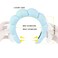 2 Pack Spa Headband for women, Cute Hair Band for Women Shower, Sponge Terry Cloth Headband, Suitable for Skin Care, Face Wash Makeup, Hair Accessories (Pink &amp; Blue)