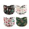 Christmas Claus Tree Headbands for Women Knotted Headband Gingerbread Man Snowman Headband Soft Elastic Cloth Hair Bands Fashion Personality Hair Wrap for Party(4 Pcs) (Christmas-C, Wide)