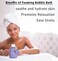 Magnesium Bubble Bath Lavender Vanilla Long Lasting Foaming Bath for Sore Muscles Epsom Salt Moisturizing Relaxing Stress Relief Spa Gift for Women