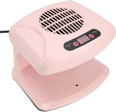 Air Nail Dryer, 300W Air Nail Fan Blow Dryer for Both Hands and Feet, Automatic Sensor Warm Cool Breeze, for Regular Nail Polish, Home and Salon Use