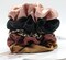 Velvet Scrunchies Pack: Soft Pastel Solid Colors &amp; Cheetah/Leopard Prints, Large Hair Ties and Elastics for Ponytails, Holiday Fashion (5 pcs) (Style 1-Five Big Silky Scrunchies)