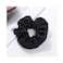 Scrunchies Hair Ties Soft Knitted Hair Bands Hair Scrunchie Holder Ponytail Scrunchy Hair Elastic for Women Ladies Cotton Scrunchy Medium Hair Accessories Black/White/Grey/Beige/Red (Soft Knitted