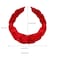 2 Pack Braided Headband for Women Girls, Black Red Head Bands Wide Thick Hairhoop Fashion Criss Cross Hair Accessories