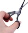 Silver Crane Shaped Stainless Steel Nose Hair Clippers, Eyebrow and Nose Hair Scissors, Round Head Scissors Manual Nose Hair Trimmers, Eyelashes Professional Facial Nose Hair Trimmer Scissors