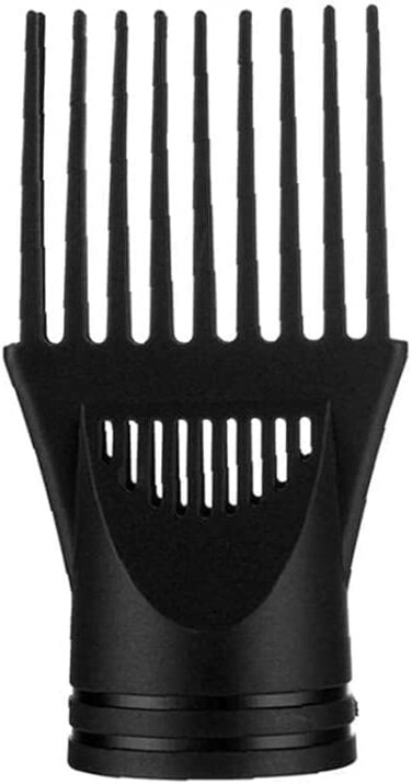 Hair Dryer Diffuser Professional Universal Hairdressing Wind Blow Cover Comb Attachment Nozzle Black Straightening Detangling Fine Curly Natural Hair Professional Processed Blow Dryer Comb Attachment
