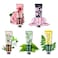 5 Pack Natural Botanical Fragrance Flowers Hand Cream Travel Gift,Moisturizing Mini HandSet for Chapped and Work Hands,Lotion Travel Size for Men and Women,Natural Shea Butter and Aloe Vera