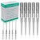 16G Catheter Needles 50Pcs Catheter Piercing Needles 16 Gauge Ear Nose Piercing Needles Hollow Needles for Ear Nose Lip Tongue Belly Cartilage Piercing Kit Piercing Tool