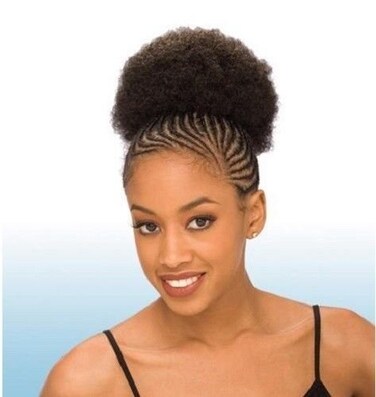 AFRO 5" - Shake N Go Freetress Drawstring Ponytail #1 Jet Black
