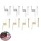 8 Set Hair Claw Clip Spring Replacement with Central Axle Rod for Large Medium Claw Clips Hairpin Squre Rectangle Butterfly Jaw Clamp Repair Parts
