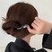 2Pcs Irregular Lines Hair Sticks,Chopstick Hair Pins Hair Clip,New Chinese Style Hair Sticks for Long/Thick/Curly Hair,Bun Hairstyles Hairpin Headwear,Hair Accessories,Silver and Black