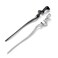 2Pcs Irregular Lines Hair Sticks,Chopstick Hair Pins Hair Clip,New Chinese Style Hair Sticks for Long/Thick/Curly Hair,Bun Hairstyles Hairpin Headwear,Hair Accessories,Silver and Black