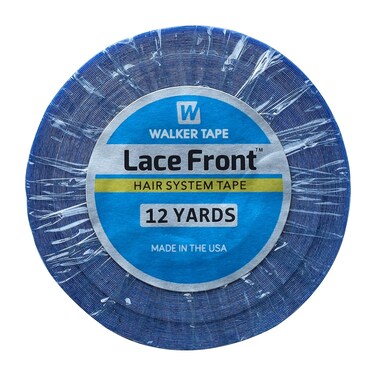 Lace Front Support Wig Tape Double Sided Waterproof Super Hold Adhesive for Wig Hair Extension Hair Pieces Lace Wigs Men's Toupee Beards Made in The USA Safe and Easy to Use (1/2" x 12 yds)