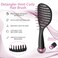 Hair Brush, Curved Vented Hairbrush Faster Blow Drying, Detangler Brush with a Built in Brush Cleaner, Hair Clips and Magnetic Holder, for women Men &amp; Kids, Detangling Brush for All Hairs