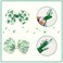 cks Day Hair Bow Clips, Irish Green Shamrock Hair Bow Hair Barrette, Handmade Grosgrain Ribbon Bows St Patricks Hair Clips, St. Patrick's Day Hair Accessories for Kids Babies Toddlers (A)