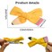 Back to School Pencil Hair Bows 4 Pcs Yellow Pencil Cheer Hair Bow Clips for Girls Toddler Alligator Hair Clips Hair Accessories for the First Day of Kindergarten School 1st 2nd 3rd 4th 5th Grade