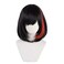 Xingwang Queen Anime Cosplay Wig Short Black Mixed Red Bob Wig Women Girls' Party Wigs