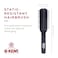 Kent AS9 Anti Static Hair Brush Travel Brush Small Hair Brush for Smoothing, Straightening, and Curling Medium or Long Hair. 9-Row Mini Hairbrush Anti Static for Hair Frizz Free Brush Made in England