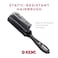 Kent AS9 Anti Static Hair Brush Travel Brush Small Hair Brush for Smoothing, Straightening, and Curling Medium or Long Hair. 9-Row Mini Hairbrush Anti Static for Hair Frizz Free Brush Made in England