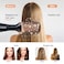 Beautimeter Hot Air Brush, Hair Dryer Brush &amp; Volumizer, 3 in 1 Negative Ionic Hair Styler for Straightening, Curling, 1000W, Black &amp; Gold