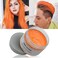 Temporary Hair Color Wax Hair Coloring Styling Wax Colored 4.23.Oz Each Neutral Hair Wax Clay Mud Matte Long-Lasting Definition Hairstyle Cream (Orange)