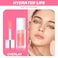 Lip Oil 3 Piece Set Moisturizing Lip Glow and Plumping Lip Oil with Cherry Oil Long-Lasting Lip Care Lip Glow Oil Color Reviver Moisturizing Non-Sticky Lip Oils Tinted Large Brush Head Shiny Tinted
