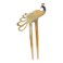 Marycrafts Peacock Buffalo Horn Hair Fork Hair sticks Accessories Handmade
