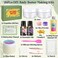 Body Butter Making Kit- Shea Butter Lotion Making Kit, DIY Crafts for Adults with Organic Shea Butter, Sweet Almond Oil, Mica Powder, Natural Whipped Body Butter Maker Skin Care Gifts for Women