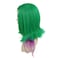 GNIMEGIL 16 Inches Disgust Wigs with Scarf Green Cosplay Wig Short Hair Costume Wigs for Women Dress Up Wig for Anime Cartoon Carnival Party Wig for Halloween