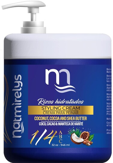 natmirelys Crema Para Peinar Styling Cream Rizos Hidratados natmirelys 32 oz