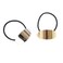 12 Pack Metal Leaf Hair Band Rope Elastic Hair Ties Hair Cuff Wrap Ponytail Holder -2 Styles Gold and Silver
