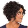 Vivica A. Fox MEGAN-V New Futura Fiber, Natural Baby Hair Lace Front Wig in Color 1B