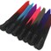 iLUU Ombre Synthetic Hair Ponytail Extensions Natural Black to Pink Color Two Tone Claw in Ponytail Hair Extensions Long Straight Hairpiece 24" 130G/Set Pony Tail 1BTPink