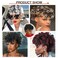 Short Curly Afro Puff Clip in Ponytail Faux Mohawk Synthetic Deep Curly Black Hair Piece with Bangs (4/613#)