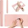 Pink Nail Art Table Mat, Large Multipurpose Waterproof Heat Resistant PU Leather Place Mat, Non-Slip Desk Pad for Desk &amp; Office &amp; Dinning Table (31.4" x 15.7")