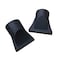 2Pcs(Non universal) Black Plastic Salon Hair Dryer Nozzle Replacement Narrow Concentrator Replacement Blow Flat Hairdressing Hair Styling Tool Hair Drying Nozzle Special for Hair Barber Shop