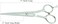 Silver Barber Hair Cutting Scissors/Shears - Perfect for Professional Hairstylist, Hairdresser (5 inch) BARBER SALON TIJERAS MUSTACHE BEARD TRIMMING SHEAR SCISSOR MADE IN JAPAN Thinning