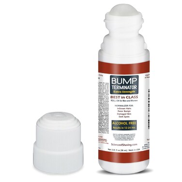Razor Bumps and Ingrown Hair Treatment, Folliculitis Treatment, Back Of Head Bumps Remover - Roll On for Men &amp; Women