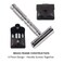 Parker 4 Piece Travel Safety Razor &amp; Leather Case - A great Travel Safety Razor that is also excellent for Everyday Use!