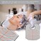 Hair Cutting Mat For Shoulders,Hair Capes Professional for Dyeing hair Hairdressing Waterproof Oilproof Cutting Hair Beard Hairdressing Salon Barber Cape Anti-static Haircut(Grey)